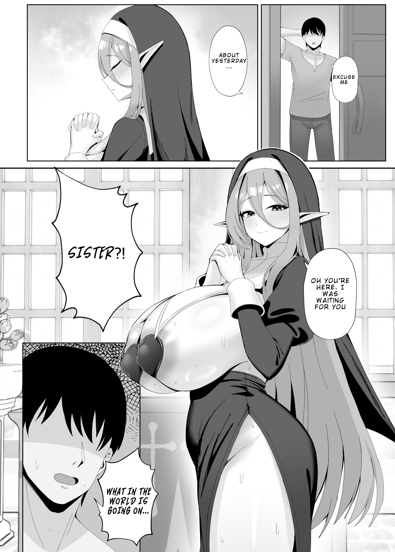 Hentai Manga Comic-The Elf Sister in Heat is Aroused Every Day-Read-5